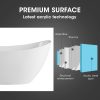 MARBELLA Freestanding Bath Tub Bathtub 1680x760x730 Round Standing Acrylic Gloss