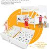 KINGSTON SLUMBER Bunk Bed Frame Modular Single White Wood Kids Double Deck Twin