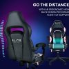 OVERDRIVE Gaming Chair Pink Racing Computer Office Ergonomic Reclining Footrest