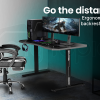 OVERDRIVE Gaming Desk 139cm PC Table Setup Computer Carbon Fiber Style Black