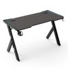 EKKIO RGB Gaming Desk Y Shape Black 120cm EK-GD-101-AL