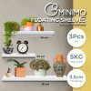 Ekkio Floating Shelf Set of 3 EK-WS-SH – White