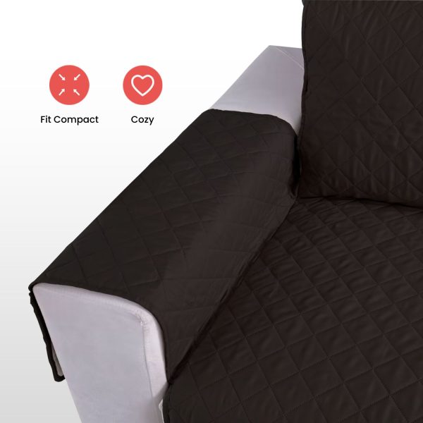 Pet Sofa Cover 1 Seat (Black) FI-PSC-103-SMT