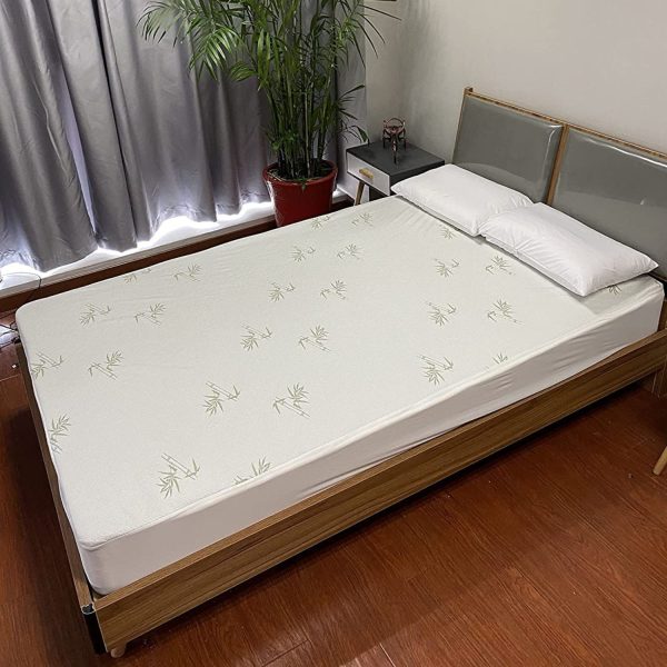 Bamboo Jacquard Mattress Protector Queen