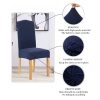 6pcs Dining Chair Slipcovers/ Protective Covers (Navy Blue) GO-DCS-107-RDT