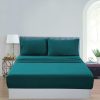 4 Pcs Bed Sheet Set 1000 Thread Count Ultra Soft Microfiber – Single (Teal) GO-BS-111-XS