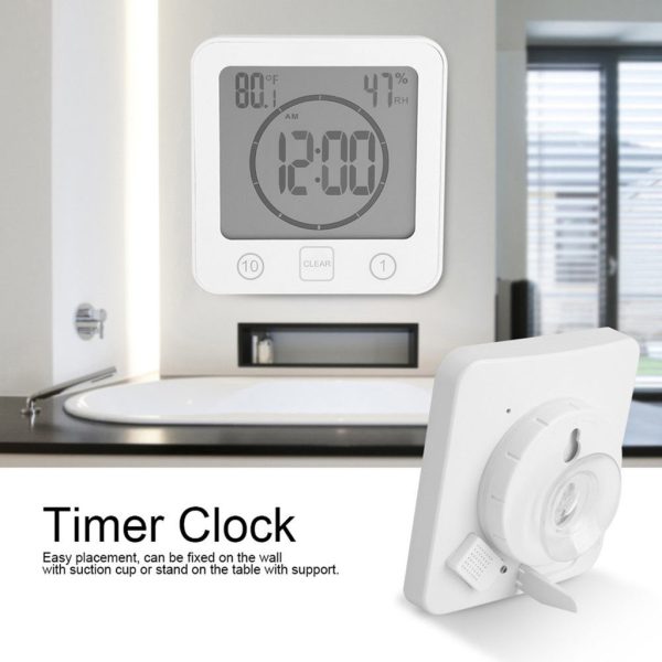 Timer Shower Clock (White)