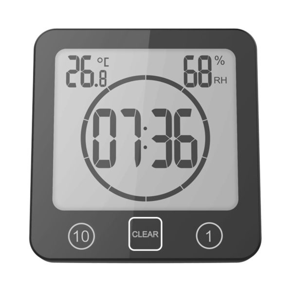 Timer Shower Clock (Black)