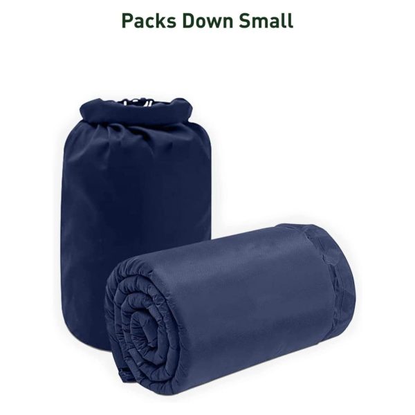 Inflating Camping Mat – Navy Blue