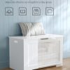 Storage Bench White