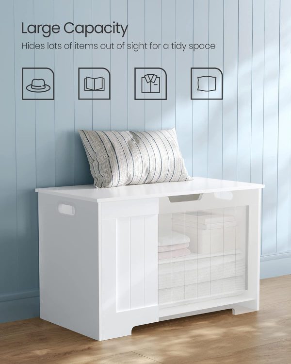 Storage Bench White