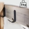 VASAGLE Coat Rack Stand 175cm Greige HSR41MB