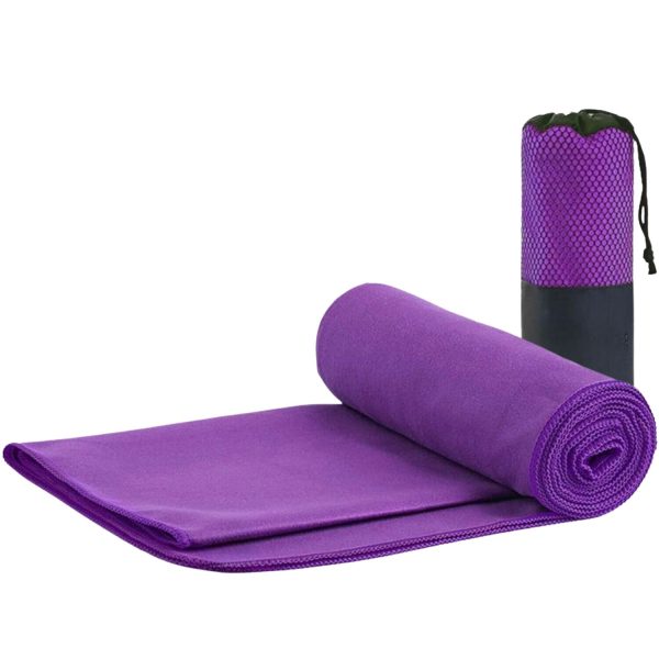 Quick Dry Gym Sport Towel 110*175CM (Purple)