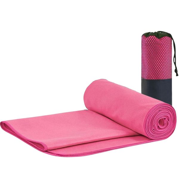 Quick Dry Gym Sport Towel 110*175CM (Dark Pink)