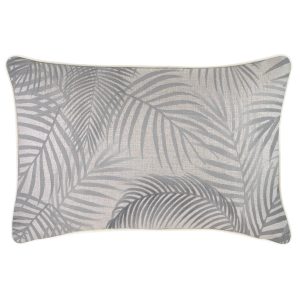 Cushion Cover-With Piping-Seminyak Smoke – 35×50 cm