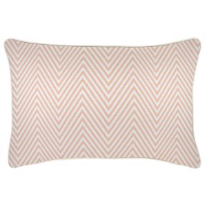 Cushion Cover-With Piping-Zig Zag Blush – 35×50 cm