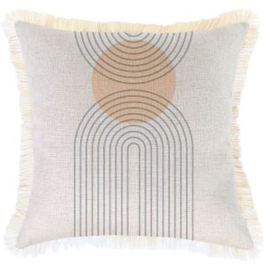 Cushion Cover-Coastal Fringe-Rising- Sun – 45×45 cm