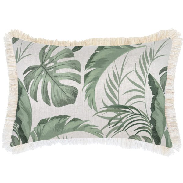 Cushion Cover-Coastal Fringe Natural-Pacifico