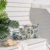 Cushion Cover-Coastal Fringe Natural-Palm Trees Sage – 60×60 cm