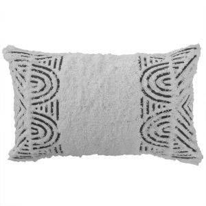 Cushion Cover-Boho Textured Single Sided – 30×50 cm, Africa Mono