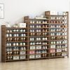 Tower Bamboo Wooden Shoe Rack Corner Shelf Stand Storage Organizer – 6 Tier