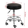 Salon Chair Bar Swivel Stool Office Roller Wheels Portable Height Adjust Leather BS8401 – 1