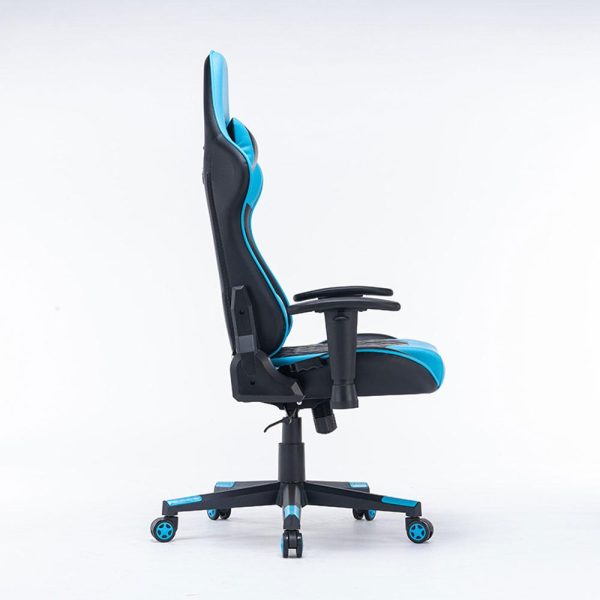 Gaming Chair Ergonomic Racing chair 165° Reclining Gaming Seat 3D Armrest Footrest – Black