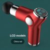 Mini Massage Gun Percussion Massager Muscle Relaxing Therapy Deep Tissue LCD – Black