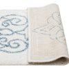 Cotton Medallion Tufted Non Slip Jacquard Bath mat