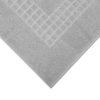 Microfiber Soft Non Slip Bath Mat Check Design – Grey