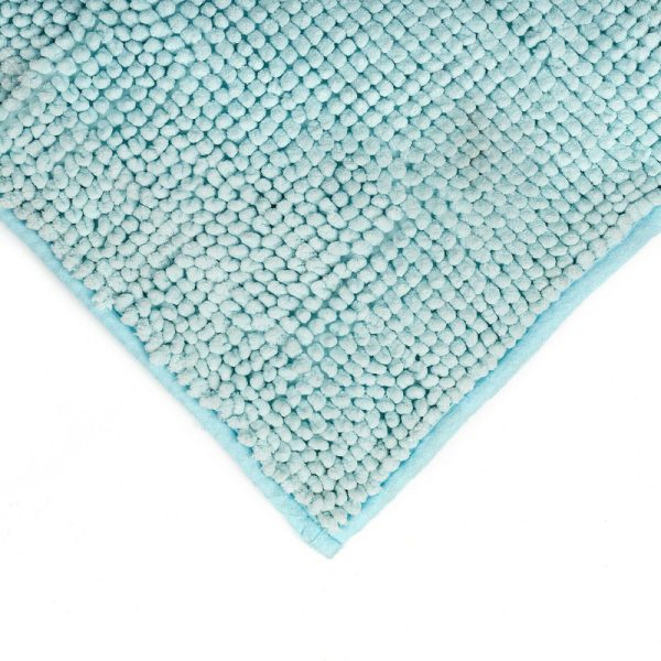 Microfiber Shower & Bathroom Bath Mat Non Slip Soft Pile Design