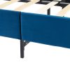 Velvet Blue Bed Frame – DOUBLE