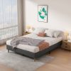 Bed Frame Mattress Foundation (Dark Grey) – DOUBLE