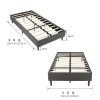 Bed Frame Mattress Foundation (Dark Grey) – DOUBLE