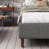 Bed Frame Mattress Foundation (Dark Grey) – DOUBLE