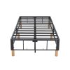 Metal Bed Frame Mattress Foundation – DOUBLE, Blue