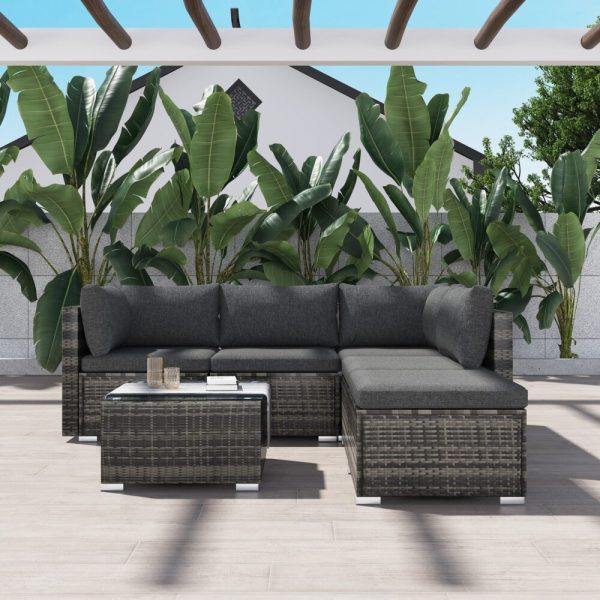 Ottoman-Style Outdoor Lounge Set