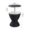 Garden Ice Cooler Table (Black)