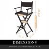 La Bella Folding Tall Chair DARK HUMOR Movie Director 75cm