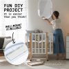 2 Set LED Wall Mirror Oval Anti-Fog Bathroom 50x75cm