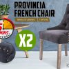 French Provincial Dining Chair Amour Oak Leg