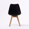 Retro Dining Cafe Chair Padded Seat