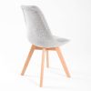 Retro Dining Cafe Chair Padded Seat