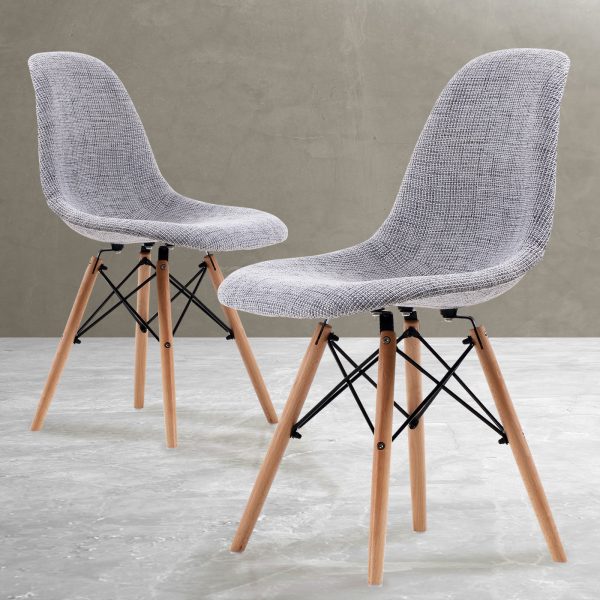 Retro Dining Cafe Chair DSW Fabric