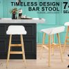 La Bella Wooden Bar Stool DARA Leather