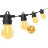 Sansai Festoon String Lights LED Waterproof Outdoor Christmas Party – 10 Bulbs 14M