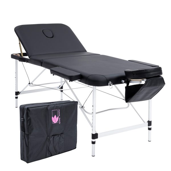 Forever Beauty Portable Beauty Massage Table Bed Therapy Waxing 3 Fold Aluminium