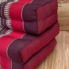 3-Fold Zafu Meditation Cushion Medium Size-RED