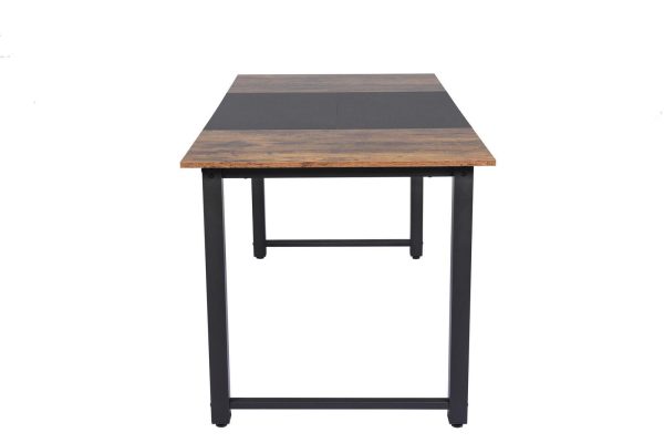 Computer Desk, Sturdy Home Office Gaming Desk for Laptop, Meeting Writing Table, Multipurpose Workstation