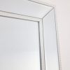 White Beaded Framed Mirror – 190×100 cm, White